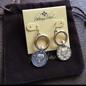 Patricia Nash studded coin Earrings